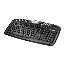 Teclado Multimídia USB Preto ABNT2