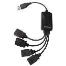 Hub usb flexível multilaser 2.0 - R$ 29,30