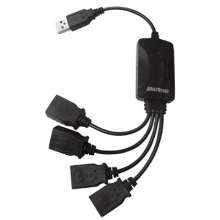 Hub usb flexível 2.0 multilaser 4 portas