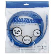 Cabo de rede com conector rj45 categoria 5e 1,5m - wi186