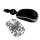 Mini mouse óptico retrátil shiny preto newlink - mo208 - R$ 21,25