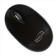 Mini mouse óptico fit usb newlink preto - mo303c