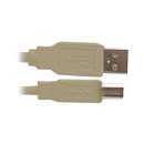 Cabo usb 2.0 a macho + b macho 1,8m - R$ 4,90