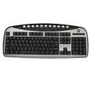Teclado multimídia usb c3 tech - R$ 21,50