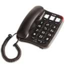 Telefone c/ fio elgin preto tcf 230 - R$ 45,12
