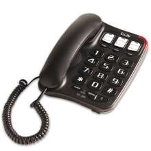 Telefone c/ fio elgin preto teclas grandes tcf 2300