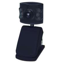 Webcam 2.0mp pctop preto usb c/ microfone e leds para iluminação noturna - c803