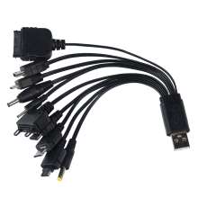 Carregador USB 10 em 1 COD: CB-101 para celular ou outros acessórios