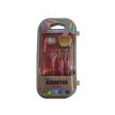 FONE OUVIDO DUAS PONTAS P1/P2 ROSA - R$ 6,70