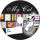 Etiq offset CD/DVD My Cat  - R$ 0,35