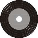 Etiqueta offset vinil p/ cd/dvd - R$ 0,35