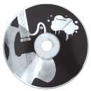 Cd-r silk guitarra 48x 700mb - R$ 0,53