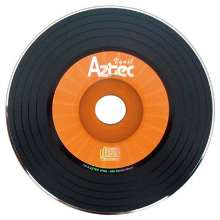 Cd-r aztec vinil laranja 700mb 80min 48x