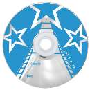 Dvd-r silk estrela azul aztec - R$ 0,61