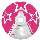 Dvd-r silk estrela rosa aztec - R$ 0,61