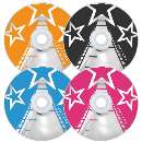 Kit c/ 4 cores dvd-r silk estrela - R$ 0,68