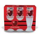 Kit 6 copos cerveja flamengo - R$ 45,68