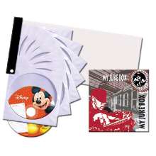 Porta cd de papel paper case black