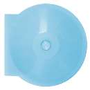 Cd case 'bolachinha' azul - R$ 0,51