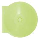 Cd case 'bolachinha' verde - R$ 0,45