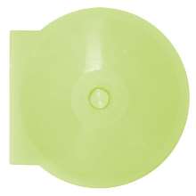 Cd case 'bolachinha' verde embalagem c/ 500 uni - aztec
