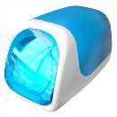 Porta CD/DVD One Touch Azul 60 - R$ 26,99
