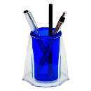 Porta canetas duocolor dello azul - R$ 4,99