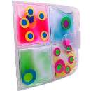 Portacd gel p/ 12 cds bolinhas - R$ 11,99