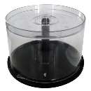 Pote com pino para cd/dvd transp. - R$ 3,00