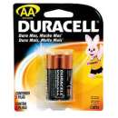 Pilha alcalina aa duracell 1,5 v - R$ 3,58