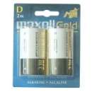 Pilha d grande maxell gold - R$ 8,35
