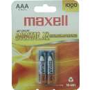 Pilha rec. 1000mah aaa c/2 maxell - R$ 14,49
