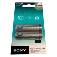 Pilha recarregavel sony aa 2500mah