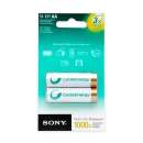 Pilha recarregaveis Sony aa 2100mah - R$ 26,96