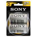Pilha zinco d new ultra sony - R$ 2,05