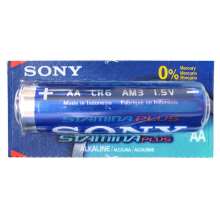 Pilha alcalina sony aa stamina plus single pack - am3-s12a