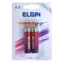 Pilha recarregável Elgin AA 2700mah - R$ 18,50