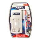 Carregador de pilha feel bivolt - R$ 16,00