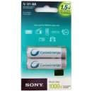 Pilha recar. sony aa dura 1,5x mais - R$ 16,99