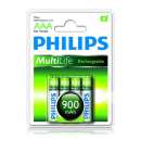 Pilha recarregável aaa philips - R$ 19,10