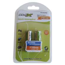 Pilha recarregável aa 2700 mah flex 1.2v - fx-aa27b2