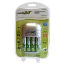 Carregador de pilhas aa/aaa/9v flex - R$ 26,40