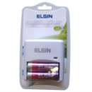 Carregador de pilhas aa/aaa elgin - R$ 15,15