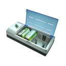 CARREGADOR UNIVERSAL DE PILHAS c/2  - R$ 39,70