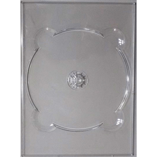 Bandeja acrilica do tipo Digitray digipack para DVD Transparente