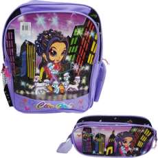 Mochila escolar city girl + estojo - R$ 26,90 Mochila escolar city girl + estojo - R$ 26,90