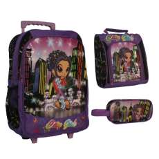 Mochila escolar city girl roxa - R$ 43,96 Mochila escolar city girl roxa - R$ 43,96