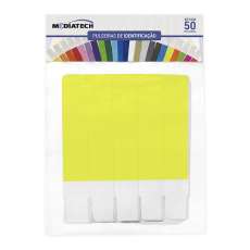 Pulseira tyvek amarela blister - R$ 9,90 Pulseira tyvek amarela blister - R$ 9,90