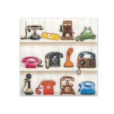 Guardanapos descartáveis telefones - R$ 7,72 Guardanapos descartáveis telefones - R$ 7,72