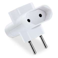 Adaptador de Tomada T 3 Saídas - R$ 6,30 Adaptador de Tomada T 3 Saídas - R$ 6,30